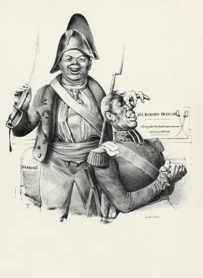 Den parisiske barberaren av Charles-Joseph Traviès de Villers