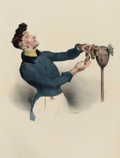 Frisören (kallad merlan) av Charles-Joseph Traviès de Villers