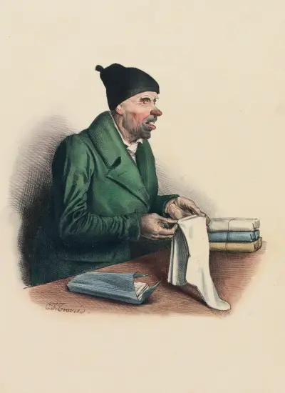 Der Baumwollmützenhändler von Charles-Joseph Traviès de Villers