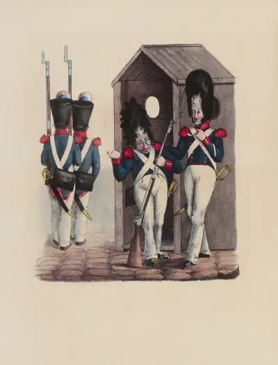 M. Mayeux pourquoi donc avez-vous laissé passer cette patrouille av Charles-Joseph Traviès de Villers