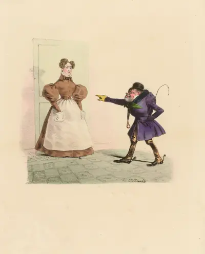 Madame n’est pas visible av Charles-Joseph Traviès de Villers