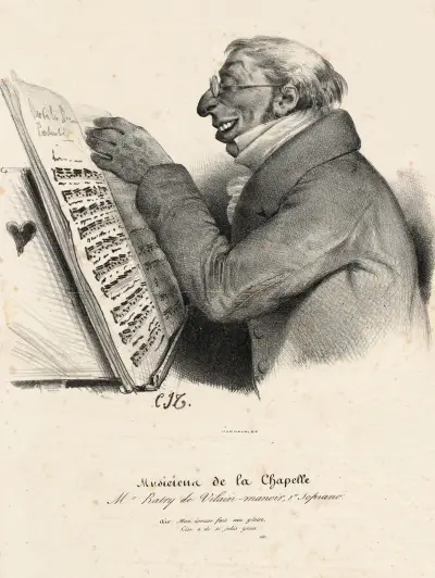 Mr. Ratry de Vilain-manoir, 1er soprano av Charles-Joseph Traviès de Villers