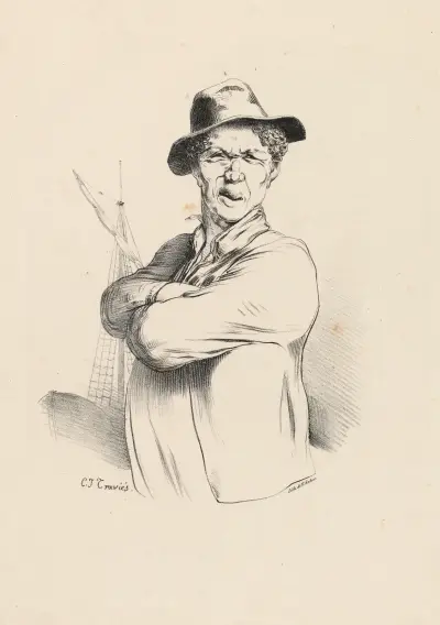 Oftare ska jag sola där borta. av Charles-Joseph Traviès de Villers