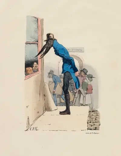 En konstnär måste livnära sig på observationer av Charles-Joseph Traviès de Villers