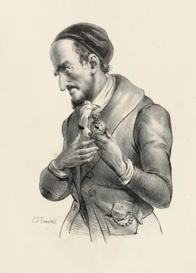 Ett barn från Israel av Charles-Joseph Traviès de Villers