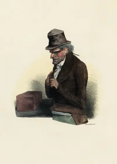 En harpagon, det är nyckeln till min kassett av Charles-Joseph Traviès de Villers