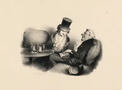 Un scélérat de neveu.3.Eh.Eh.coquin c’est agréable à voir n’est-ce pas et à changer av Charles-Joseph Traviès de Villers