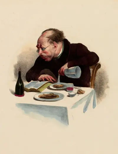Une lecture entraînante an absorbing subject av Charles-Joseph Traviès de Villers