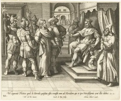 Chrystus przed Herodem, Maerten De Vos