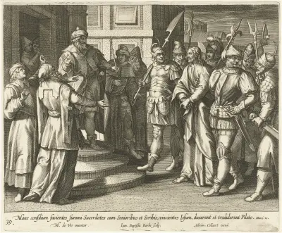 Kristus inför Pilatus av Maerten De Vos