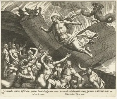 Kristus i limbo av Maerten De Vos