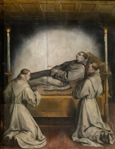 Death of Saint Didacus av Maerten De Vos