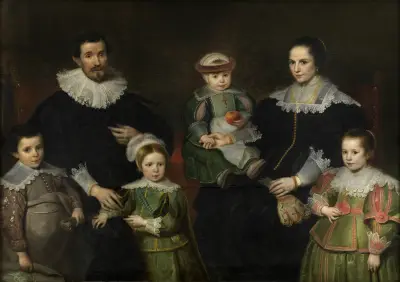 Family portrait av Cornelis de Vos