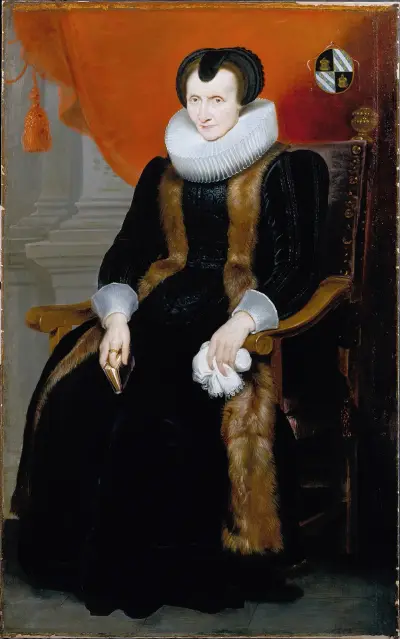 Old Lady av Cornelis de Vos