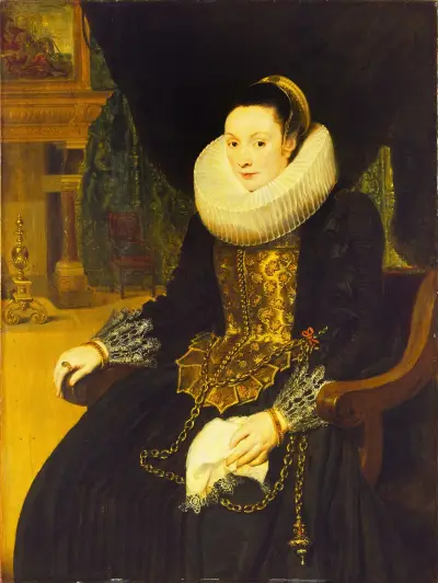 Portrait of a Lady, 1621 av Cornelis de Vos