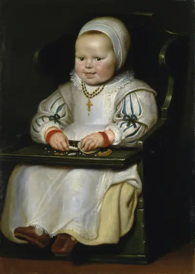 Portrait of Susanne de Vos, the Painter’s Third Daughter av Cornelis de Vos