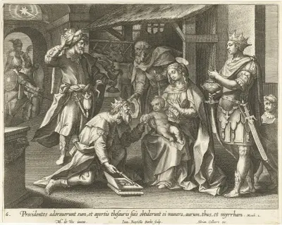 The Adoration of the Magi av Maerten De Vos