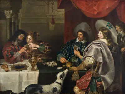 The Card Game av Cornelis de Vos