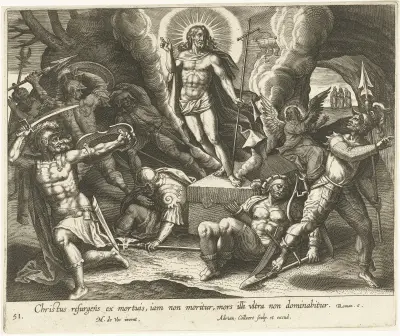 Zmartwychwstanie Chrystusa, 1598, Maerten De Vos