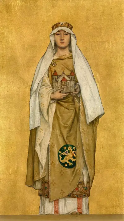 Judith, Wife of Baldwin I of Flanders av Albrecht De Vriendt