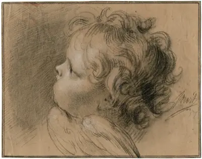 Engelenkopje (cherub) av Jacob de Wit