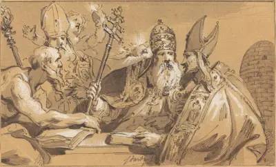 Kyrkofäderna av Jacob de Wit