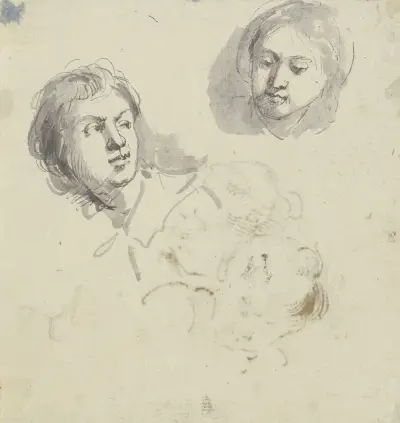 Two heads av Jacob de Wit