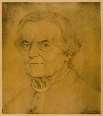 Porträtt av Hugo Verriest av Gustave Van de Woestijne