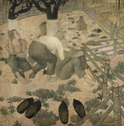 The Sleepers av Gustave Van de Woestijne