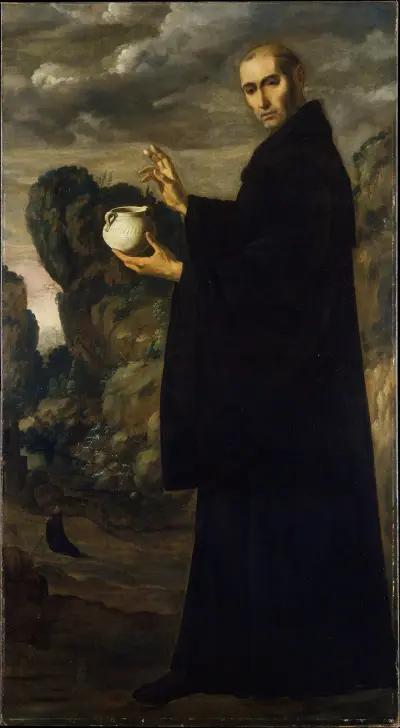 Der heilige Benedikt von Francisco de Zurbarán