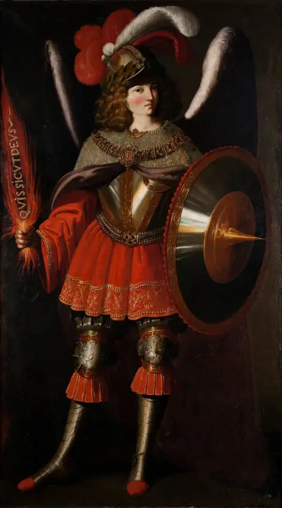 The Archangel Michael av Francisco de Zurbarán