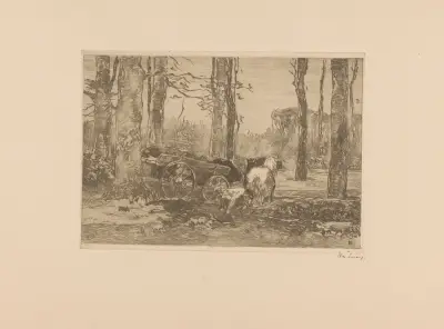 Hakhout laden av Willem de Zwart