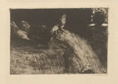 Liggande kvinna av Willem de Zwart