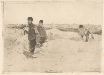 Zandgravers av Willem de Zwart