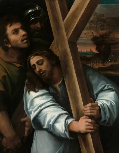 Christ Carrying the Cross av Sebastiano del Piombo