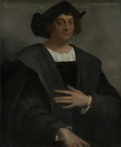 Portrait of a Man, Said to be Christopher Columbus (born about 1446, died 1506) av Sebastiano del Piombo