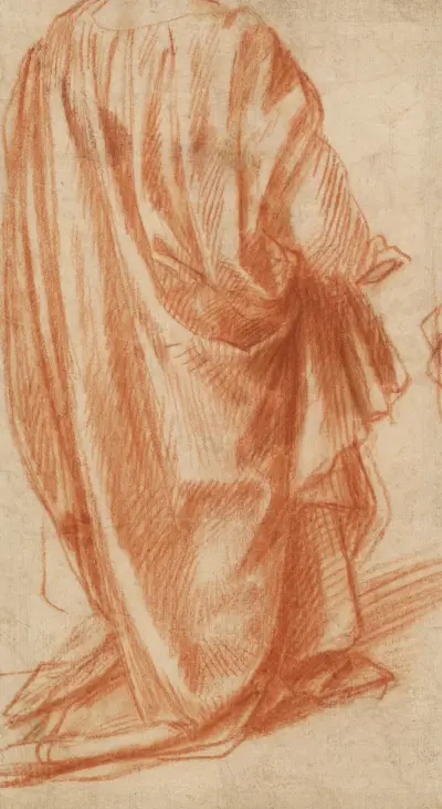 Drapery Study av Andrea del Sarto