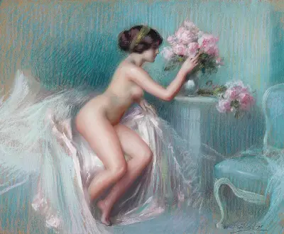 Arranging Summer blooms av Delphin Enjolras