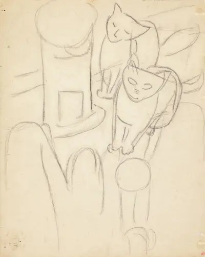 Cats av Frits van den Berghe
