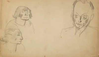 Gusta De Smet und Jozef Cantré von Frits van den Berghe