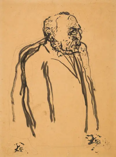 Portrait of Edward Anseele av Frits van den Berghe