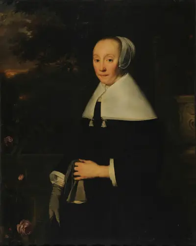 Portrait of a woman, 1665 av Bartholomeus van der Helst