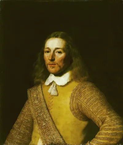 Portrait of an officer av Bartholomeus van der Helst
