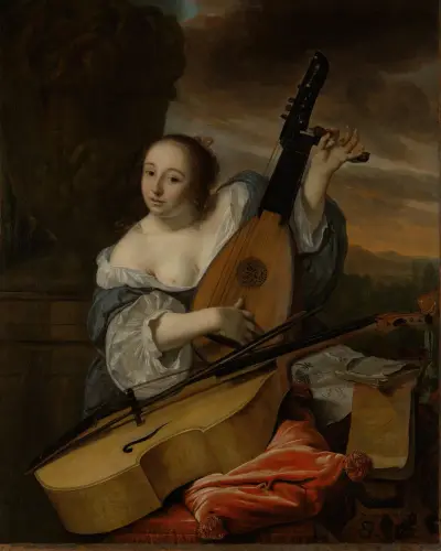 The Musician av Bartholomeus van der Helst