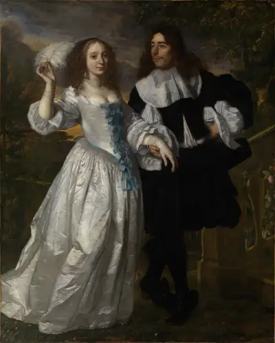 Young patrician couple av Bartholomeus van der Helst