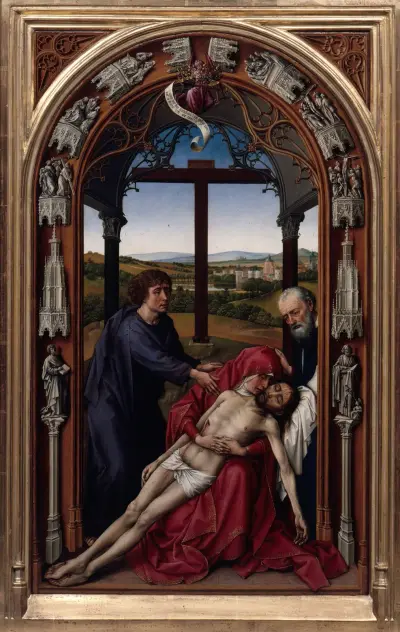 The Altar of Our Lady (Miraflores Altar), 1440 – nr 2 av Rogier van der Weyden