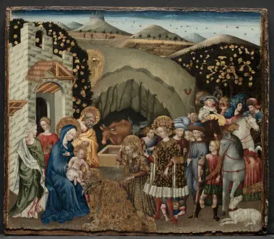 The Adoration of the Magi, 1440 av Giovanni di Paolo