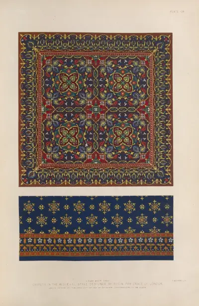 Carpets in the mediæval st av Matthew Digby Wyatt