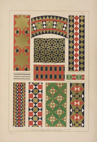 Abb. 1. Aus Monreale; Abb. [2.] A, 3.A, 4.A, 5.A, 6.A Kathedrale von Palermo, vom Königssitz aus von Matthew Digby Wyatt