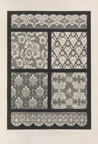 Machine made lace av Matthew Digby Wyatt